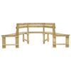 VidaXL Banc de jardin 240 cm Bois de pin imprégné