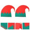 2Pcs Gold Thread Elf Hats Christmas Party Hat for Kids Costume Props Holiday Gathering Decoration Accessories Christmas Hat