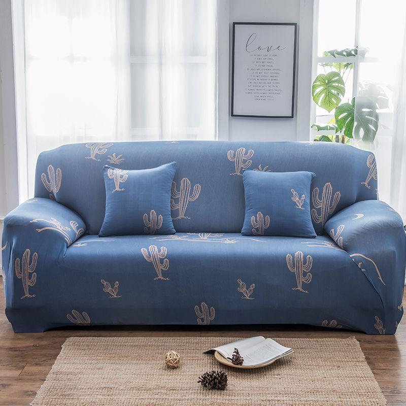 High-quality Flower Printed Slipcover Sofa Cover With Excellent Fit And Stretch For Various Couch Sizes