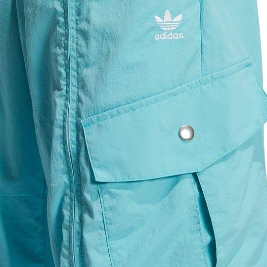Adidas Originals x KR OP SS24 Cargo Pants Men's Cyan IZ4921
