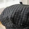 Keep Warm Plaid Beret Hat Korean Style Women Octagonal Cap Kawaii Women Painter Hat  Outdoor