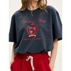New Letter Printed T-Shirt Fashion Wind New Fashion Casual Loose Round Neck Print T-shirt