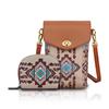 This Bohemian-style Two-piece Women's Phone Bag Is A Fashionable Crossbody Bag Suitable for Commuting To Work