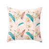 Colorful Feather Pillowcase Sofa  Abstract Bull  Car Decoration Cushion Cover Homeware