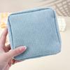 Corduroy Makeup Storage Bag Korean Style Portable Small Multi-layer Makeup Bag Travel Storage Bag