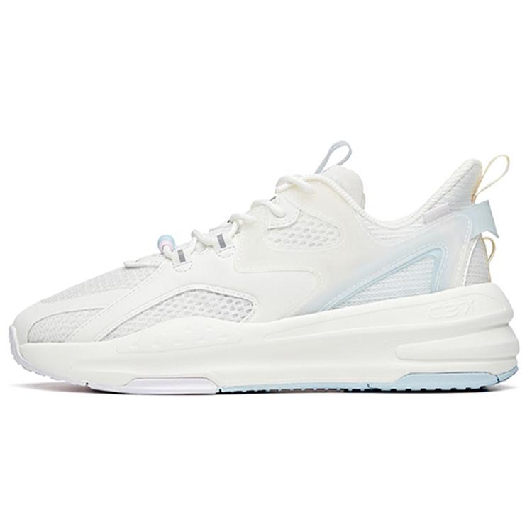 

new Anta C37 Series Slip Resistant Cushioning Wear Resistant Lightweight Low Top Running Shoes Women s White Blue Purple 36
