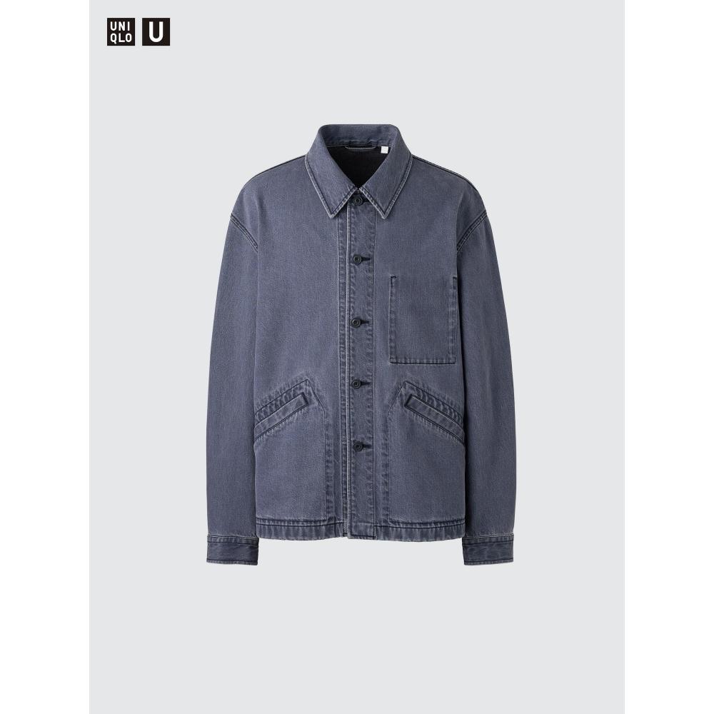 Uniqlo Japan Oversized Collar Denim Jacket