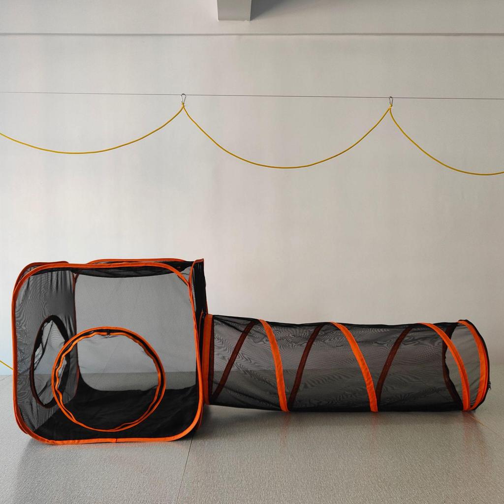 Outdoor Portable Pet Play Tent and Tunnel Set