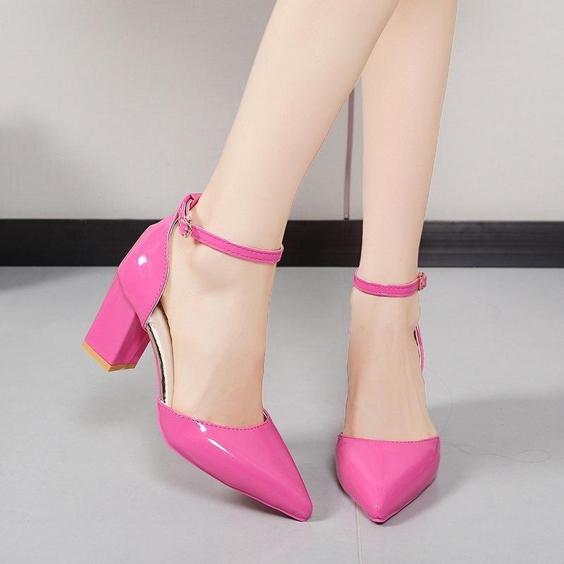 Casual New Season Women s High-heeled Sandals - Comfortable Large Size Shoes 35
