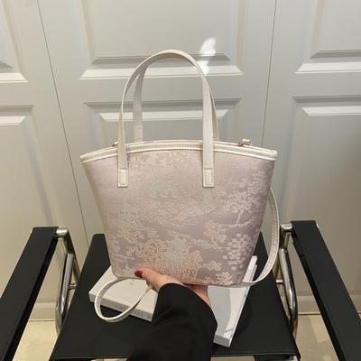 New Chinese Style National Style Hand Bag Women's New Trendy Shoulder Bag Casual Versatile Messenger Bucket Bag