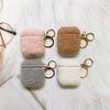 Ins Simple Solid Color Plush AirPods 1 /1 Generation Earphone Cover for Apple Pro1 Cute Anti-drop Soft Case