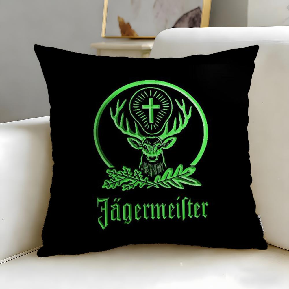 

Класичний бренд напоїв Jagermeister Наволочка М яка та Легка у Пранні Подушка – Універсальна для Дивана, Ліжка, Подорожей та Офісу 50cmx50cm