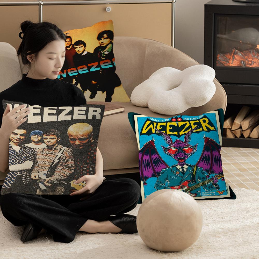 W-Weezer Band pillow cover sofa cushion cover home room decoration children gift