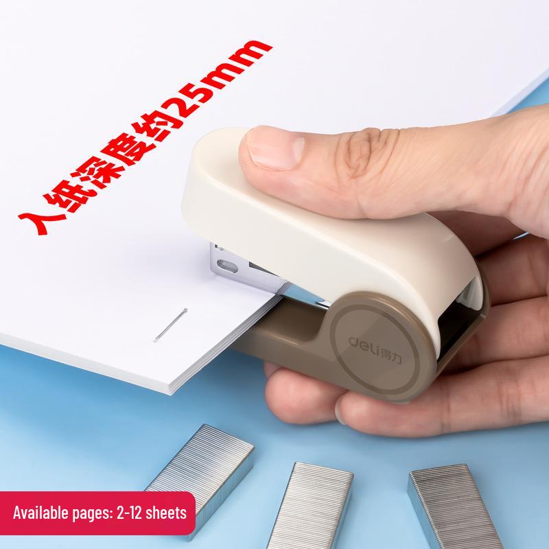 Mini Effort-Saving Stapler Set TA201 with Staples - Ideal for Students