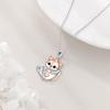 New Fashion Personalized Nature Animal Design Cute Fox Cup Pendant Necklace