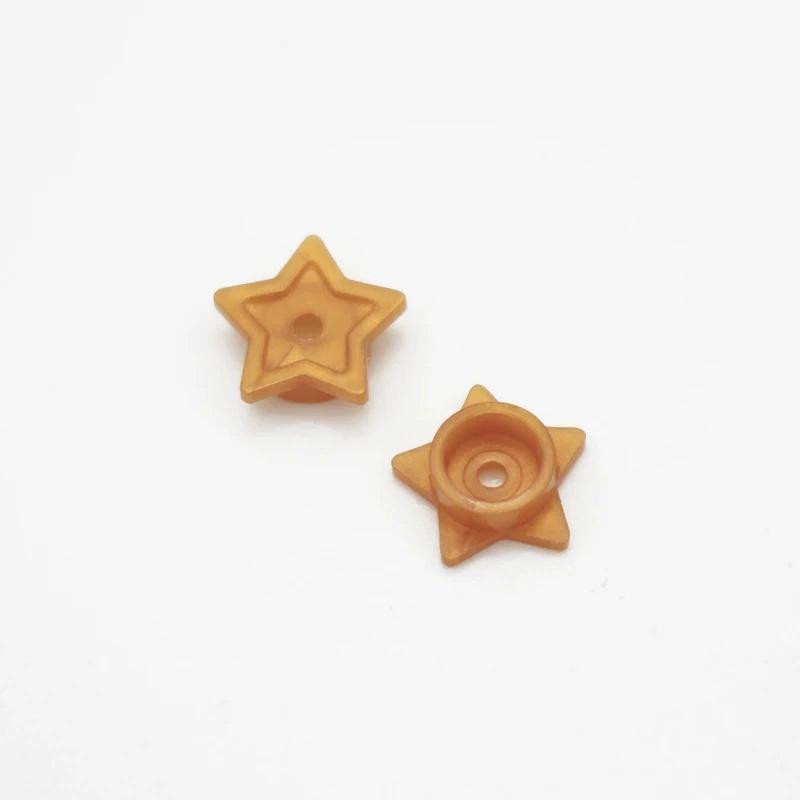 50pcs Buildings Blocks 11609 Friends Accessories Star with Stud Holder Collections Bulk Modular GBC Toy For High-Tech MOC Set