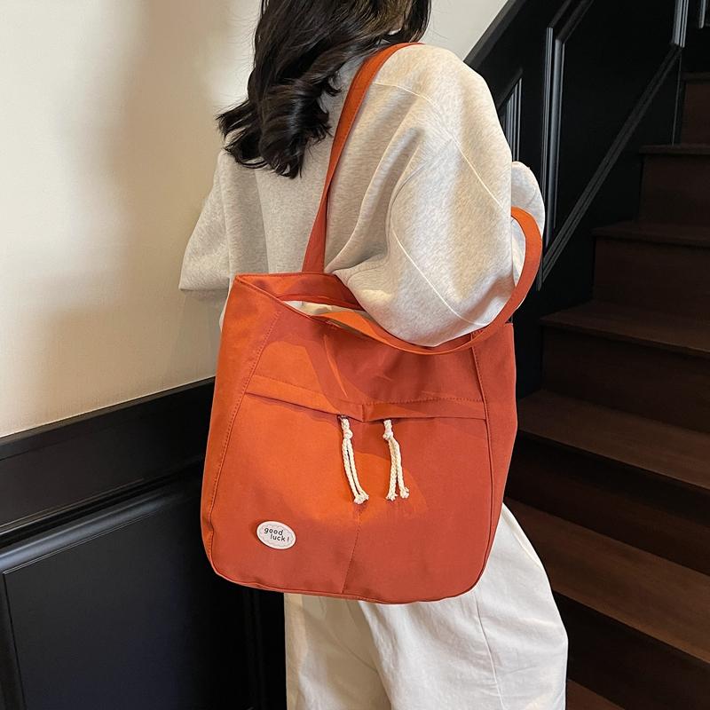 

Women s Tote Bag Large Capacity Student Class Commuter Shoulder Bag зелений