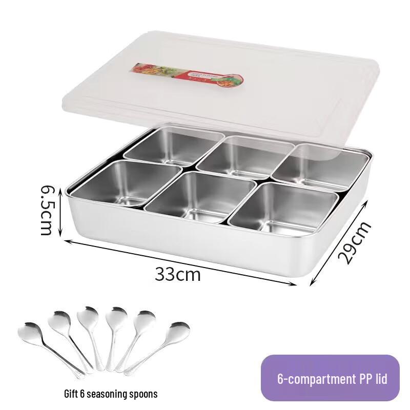 Morona 304 Stainless Steel Lidded Seasoning Box Set