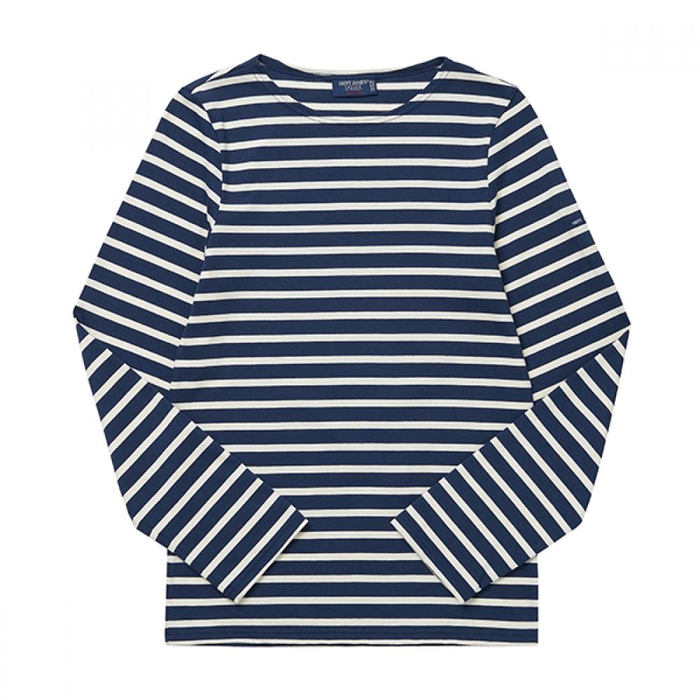 

св. James 9858 Морський Екрю Minquire Сучасна Смужка Union Футболка з Довгим Рукавом 9858 MARINE ECRU (XL)