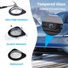 TESY HD Clear Front Camera Protector Cover 9H Tempered Glass for Tesla Model YL Y Juniper Standard Rainproof