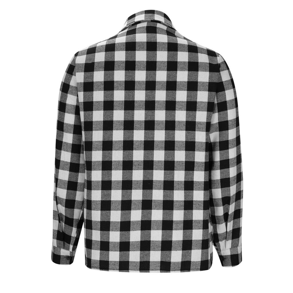 Women's Shirt Long Sleeve Buttons Up Jacke With Pocket