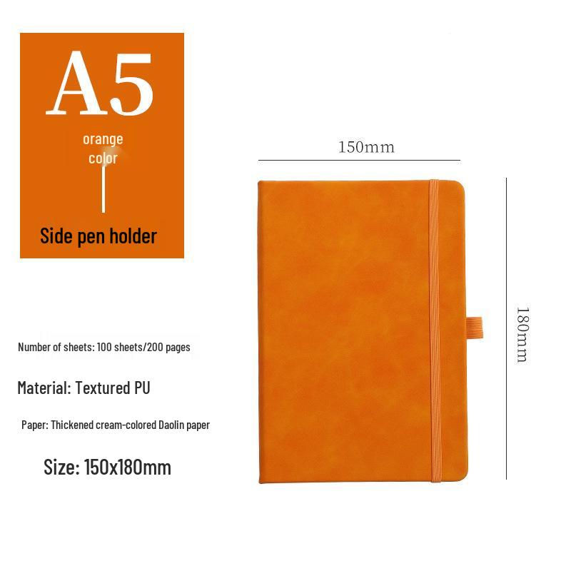 

Креативный набор блокнотов формата А5 на резинке для офиса - Дневник студента из искусственной кожи Customizable