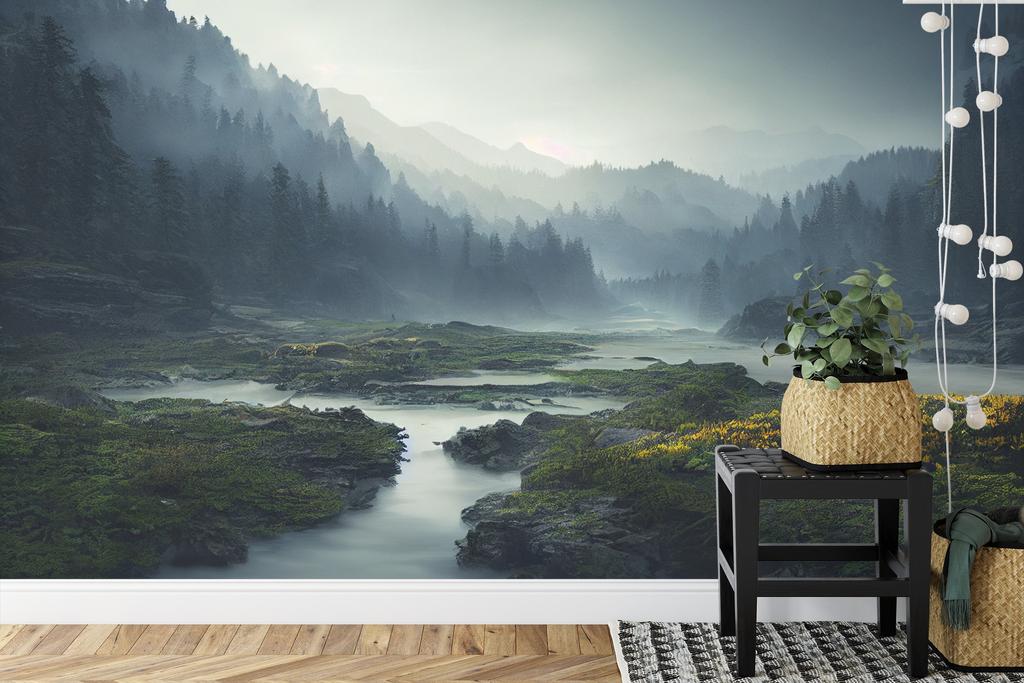 Photomural Breathtaking Landscape 4K Background Non-Woven 368x280