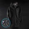 Outdoor Windproof Mid Length Long Length Export Soft Shell Jacket