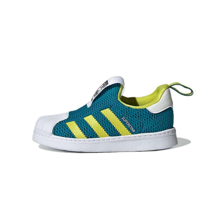 Adidas Originals 360 I Mesh Breathable Low-Top Walking Shoes Baby Shoes Blue White Green FX4914