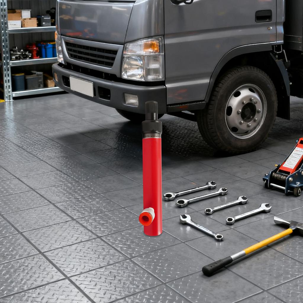 4 Tonnen Hydraulischer Porta Power Zylinder - Auslaufsicherer Metall 12,5 cm Hubbereich, Heavy-Duty für Auto LKW Landmaschinen Reparatur