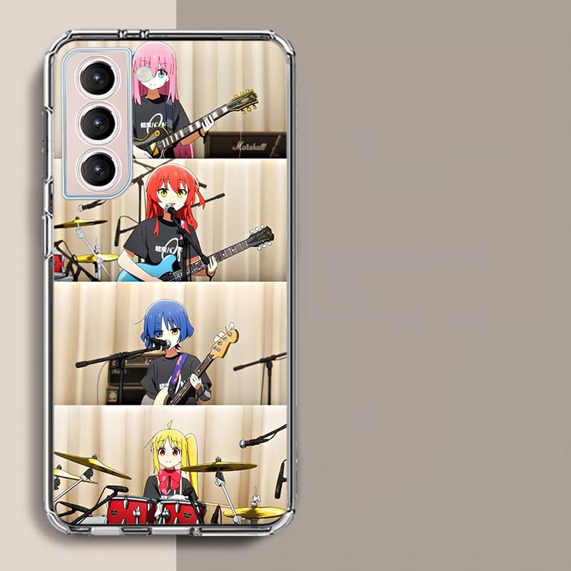 

Bocchi The Rock Phone Case For Samsung Galaxy S25 Edge S24 S23 FE S21 S20 S10 Plus S22 S26 Ultra Cover Clear Cases TPU Capa Shel Samsung S20 Plus