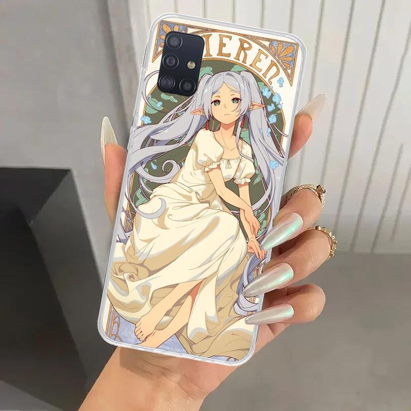 Frieren Beyond Journeys End Phone Case for Samsung Galaxy A52 A32 A22 A12 A02S A50S A30S A10S Note 20 Ultra 10 Plus S10 A31 A20