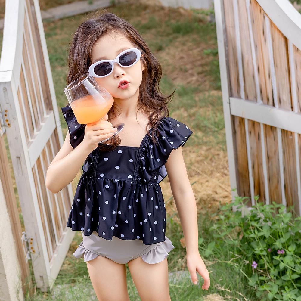 

Модный купальник для девочек в японском стиле 2025: Детский раздельный дизайн 100 cm