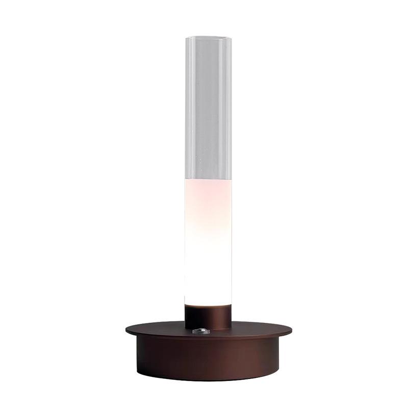 

LED Table Lamp Cordless Desk Lamp Battery Powered Nightstand Lamp Touch Control for Restaurant Table Bedroom Outdoor коричневый