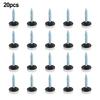 20 Set of Mirror Screws 16mm Chrome Screw Less Prone To Deformation and Breakage Suitable for a Wide Range of Furniture