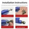 Tubo pompa olio freno a disco moto elettrica vite cava 8/10mm, bullone pinza pompa superiore e inferiore freno scooter