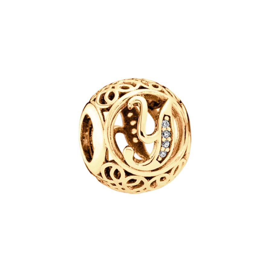 Fine Sparkling Spherical A-Z 26 Lucky Letters Charm Beads Fit Original European Bracelets Diy Women Jewelry Gifts