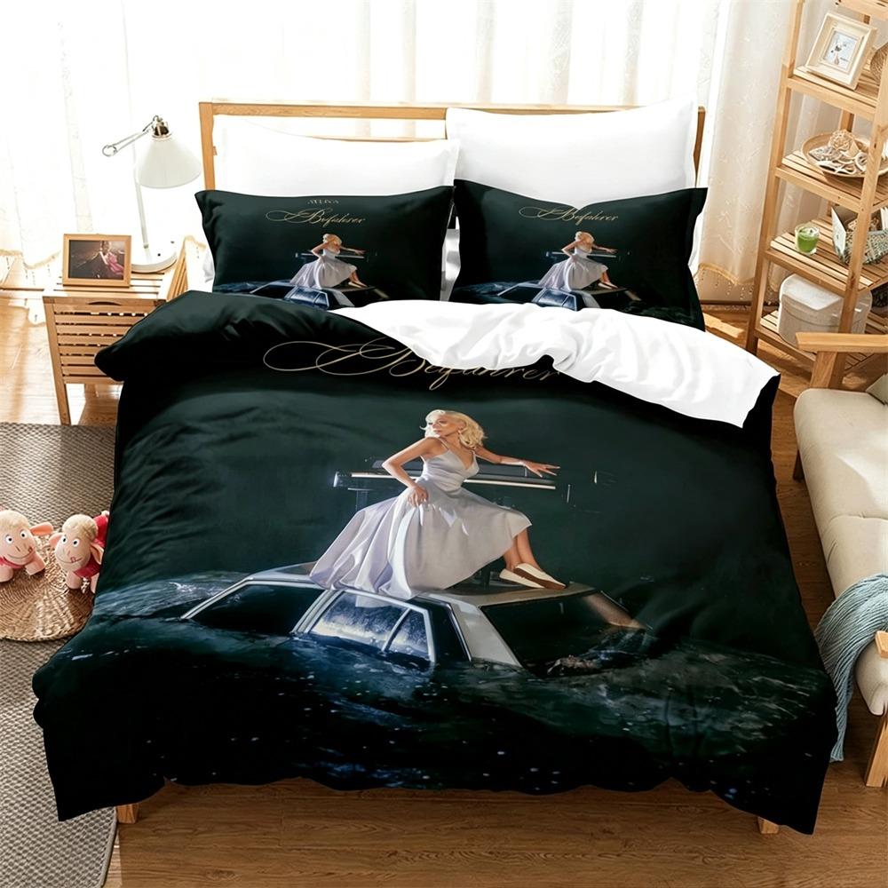 Singer Pop Bettbezug Kissenbezug Bettwäsche Set Erwachsener Junge A-Ayliva Mädchen Schlafzimmer Dekoration Kinder Geschenk Einzel Doppel Groß