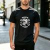 Vintage Biker Skull Engine Piston Graphic T Shirt Unisex Cotton Crewneck Motorcycle Mechanic Tee For Summer Casual Streetwear