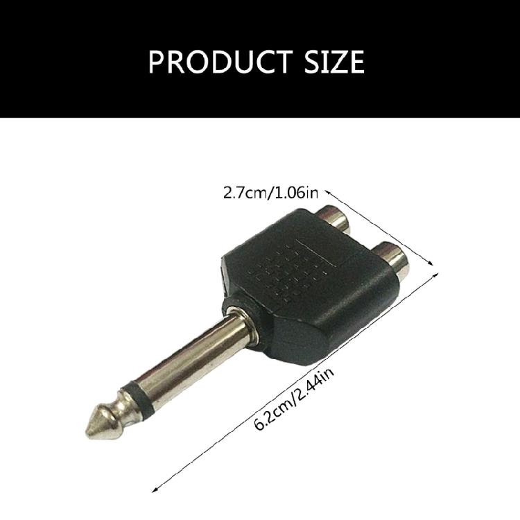 5pcs Robusts 6.35mm To Sound Converters Female Stereo Interconnects Sound Adapter for Musicians and Audiophiles