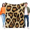 Leopard Print Blanket Soft Plush Throw for Home Sofa Bed Cozy Warm Lightweight Gift for Animal Lovers and Decor Enthusiasts