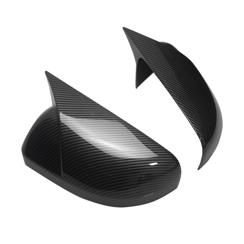 Car Upgrade Carbon Fiber Glossy Black Door Mirror Cover For Honda Pilot -2025 Honda Passport 2026 Cars Accessories