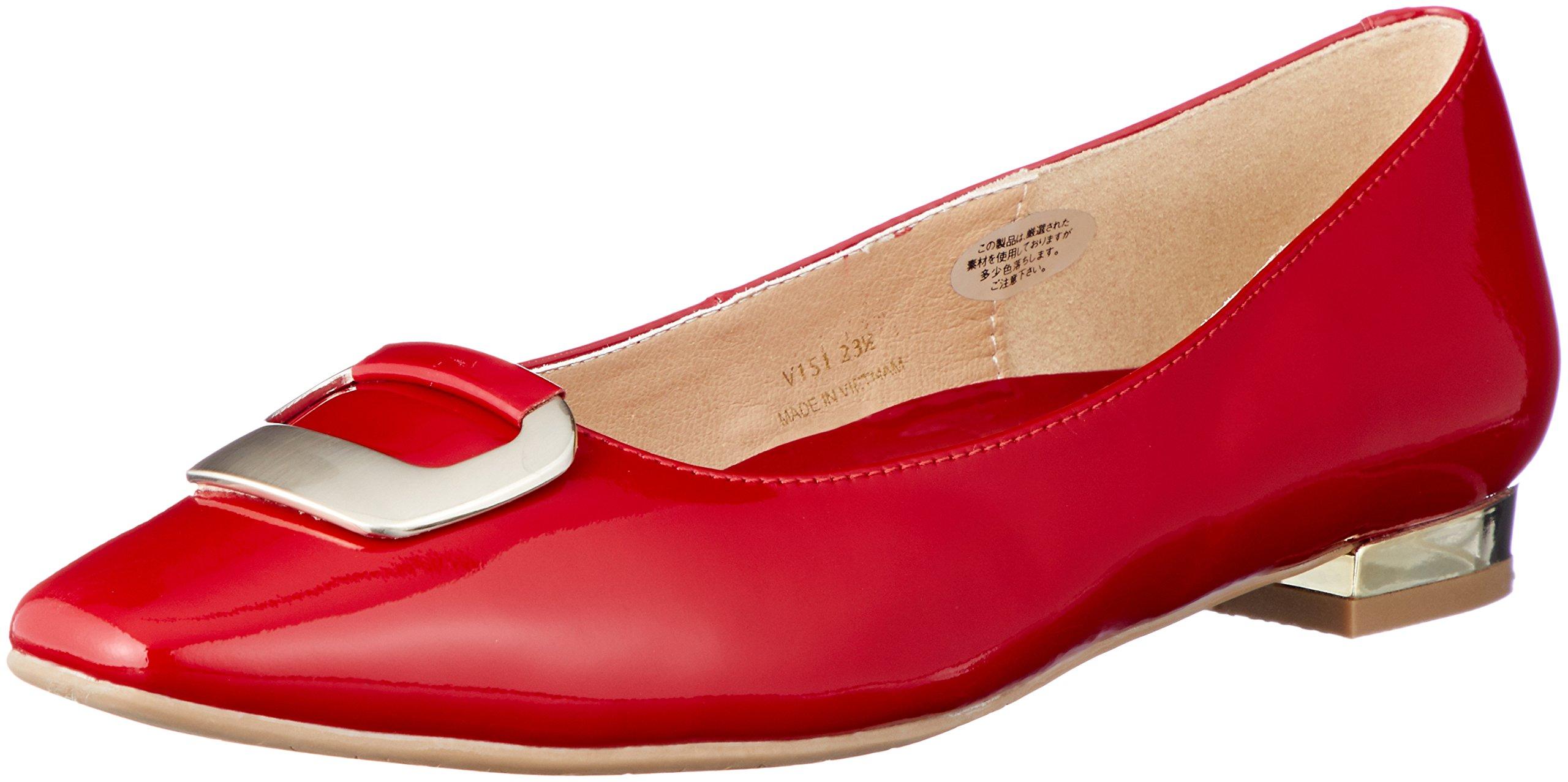 

Pitti PDV151 Red Enamel Pumps, Size 23cm