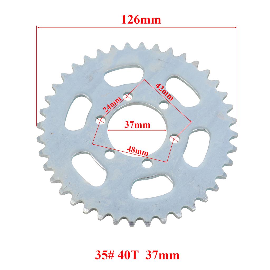 40T 65T #35 Chain Rear Sprocket For Mini Bike Go Kart Trike ATV Go Kart Cart Baja Doodle Blitz Dirt Bug Racer Mini Bike