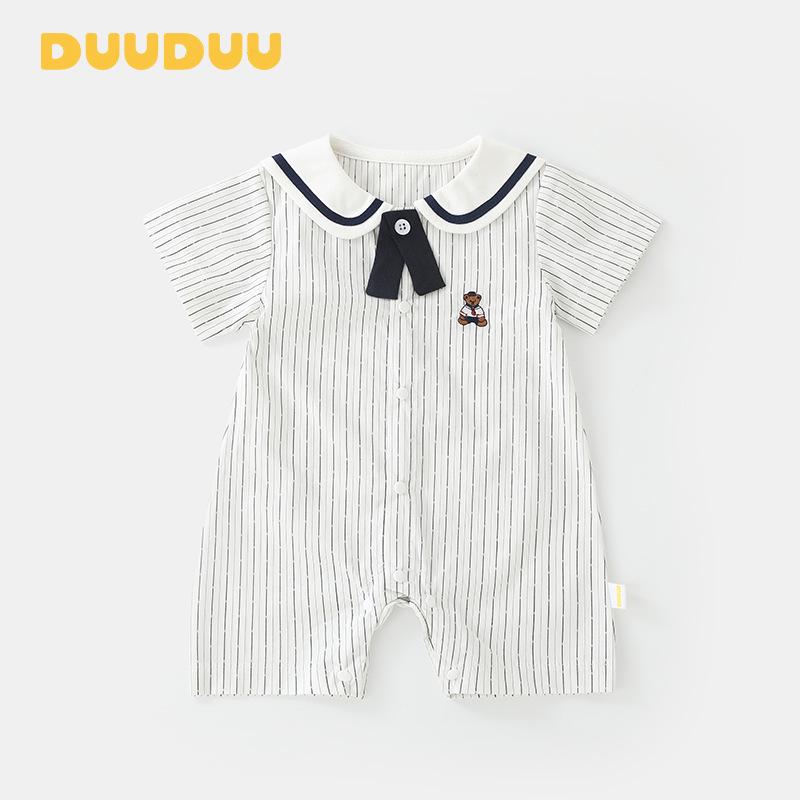 

DUUDUU Stripes Лето 2025 Детский комбинезон с коротким рукавом 100 cm