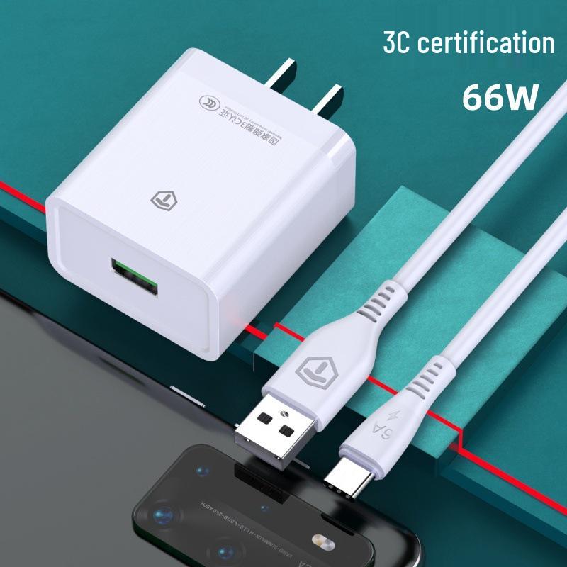 66W Certified Super Fast Charging Type-C Cable for Android Phones