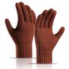 Women's Alpaca Wool Fleece-Lined Touchscreen Knitted Gloves - Warm & Soft for Winter