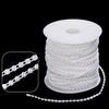 Imitation Pearls String Beads Chain for Art Craft 25M Artificial Pearls Beads Chain for Bridals Dress Wedding Decoration