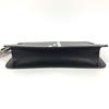 Dunhill D logo with Strap Cluch Bag Clutch bag Leather Black/Blue x White