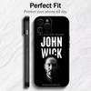Movie Character John Wick  Phone Case For iPhone17,16,15,14,13,12 Plus,Max Soft Silicone Black Cover